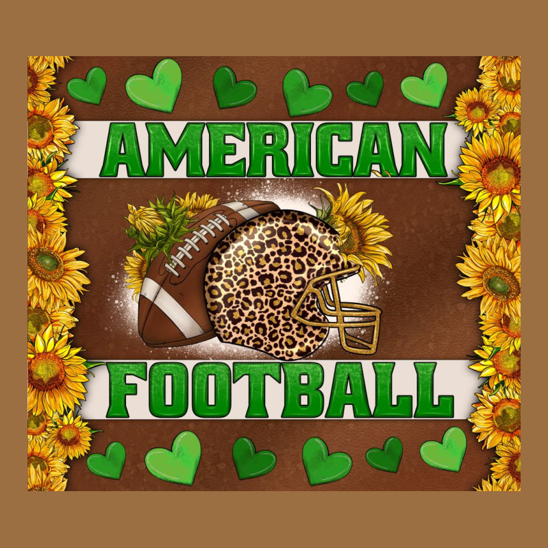 American Football With Sunflower Tumbler Vintage Tee by BundleAndBundleShop | Teevron