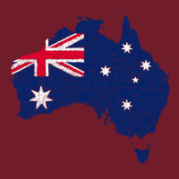 Australia Map Flag Drawing Line Art Zipper Hoodie | Teevron