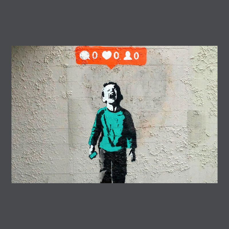Banksy Nobody Likes Me Boy Zipper Hoodie by linhVisuals | Teevron