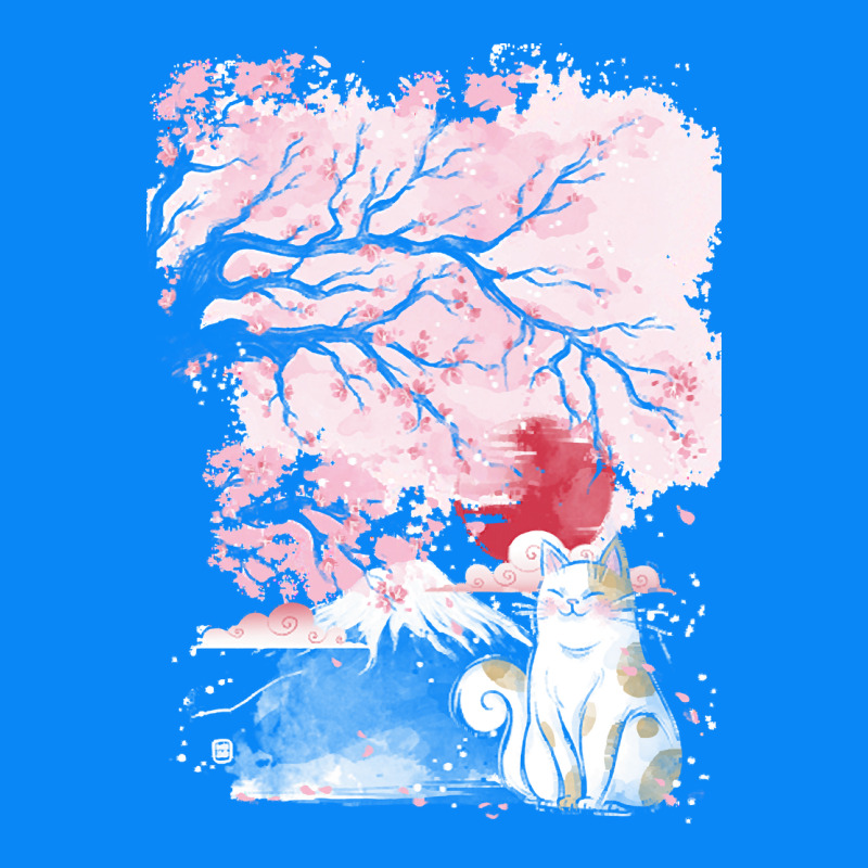 Japan T  Shirt Sakura Cat T  Shirt Zipper Hoodie by linhVisuals | Teevron