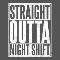 Straight Outta Night Shift Zipper Hoodie | Teevron