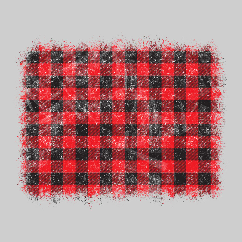 Distressed Buffalo Plaid Background Premium Tee by CowCowDesign | Teevron