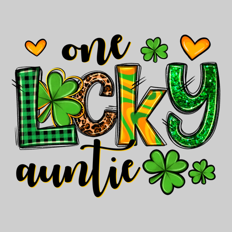 One Lucky Auntie St. Patrick's Premium Tee by OliviaCreatesArt | Teevron