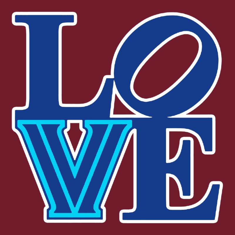 Villanova Love Zipper Hoodie by linhVisuals | Teevron