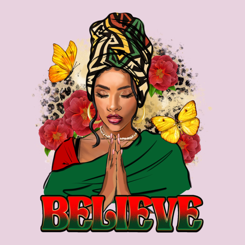 Believe Black Woman Ladies Tee by FaDigitalArtStudio | Teevron