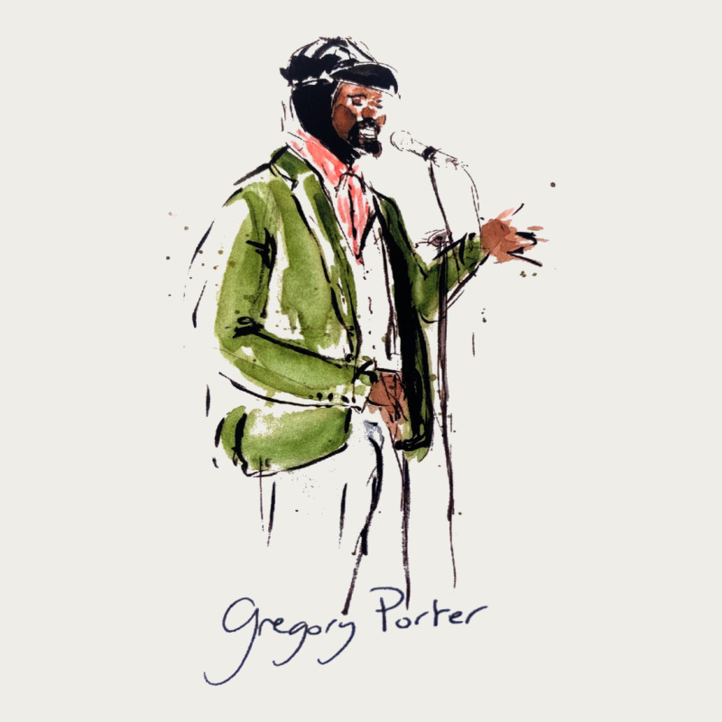 Gregory Porter Jazz Music Zipper Hoodie by linhVisuals | Teevron