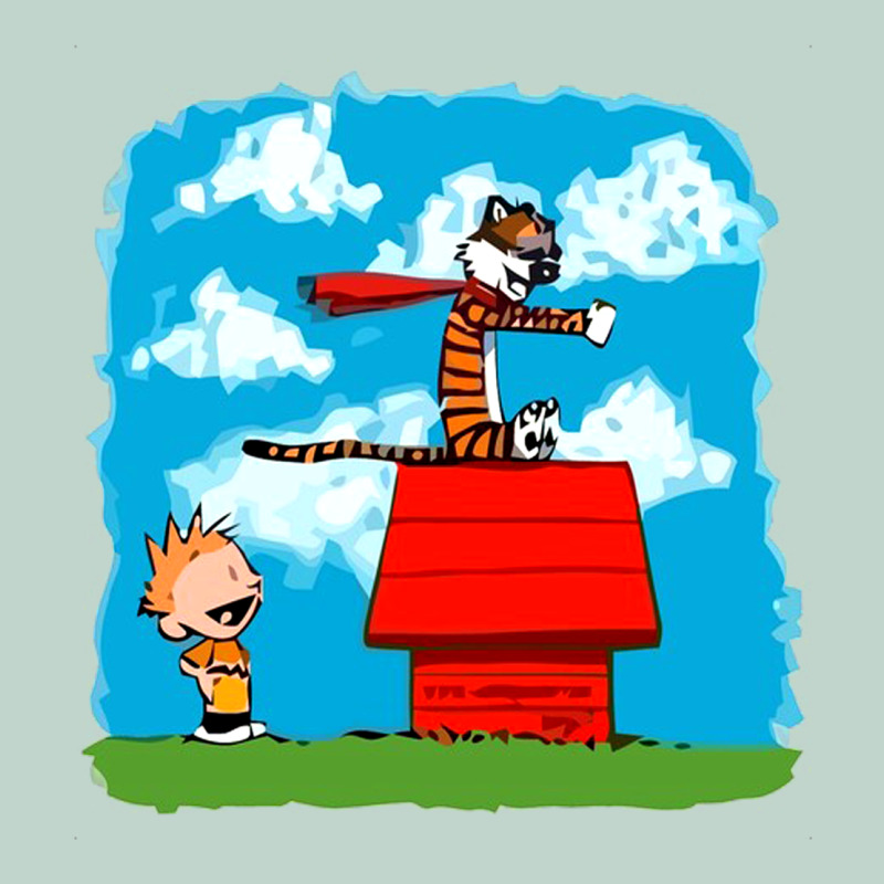 Calvin Hobbes Zipper Hoodie by linhVisuals | Teevron