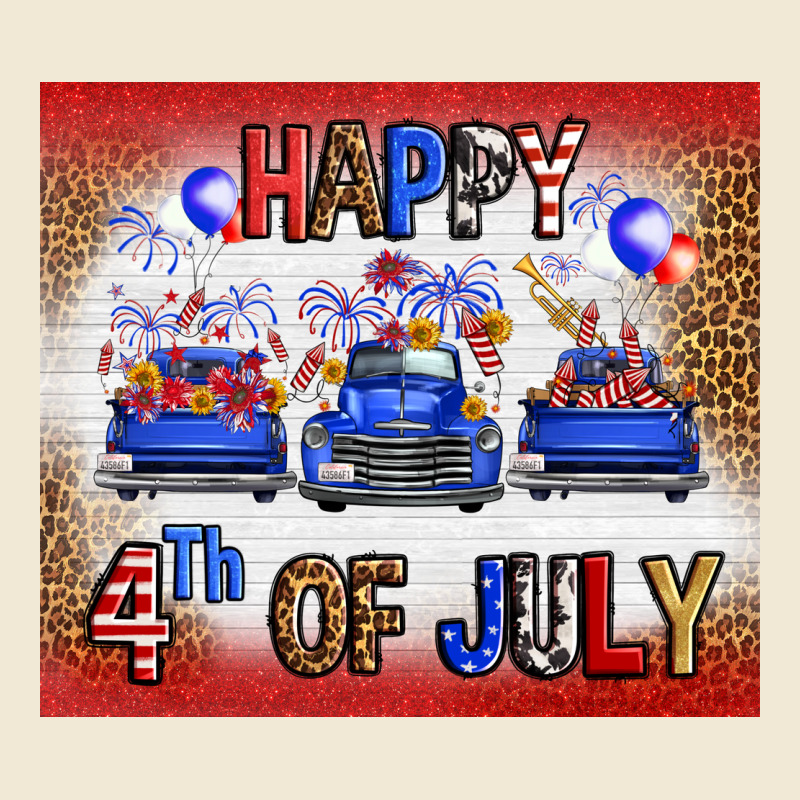 Western Happy Fourth Of July Ladies Tee by FaDigitalArtStudio | Teevron