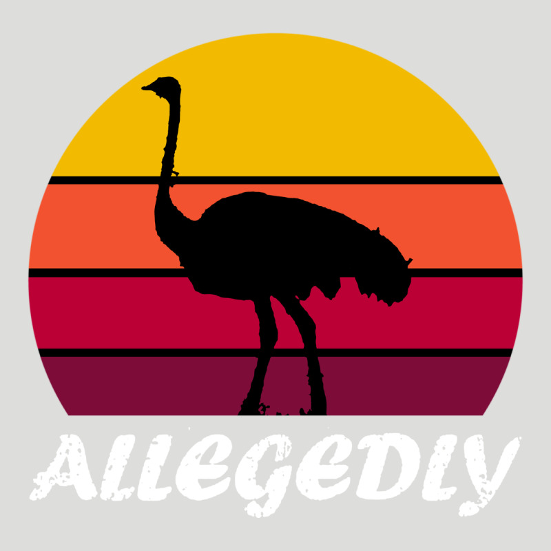 Retro Vintage Allegedly Ostrich Zipper Hoodie by linhVisuals | Teevron