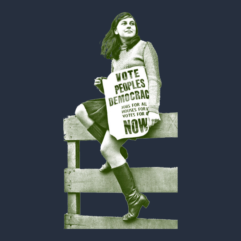 Bernadette Devlin Retro Irish Fanart Zipper Hoodie by linhVisuals | Teevron