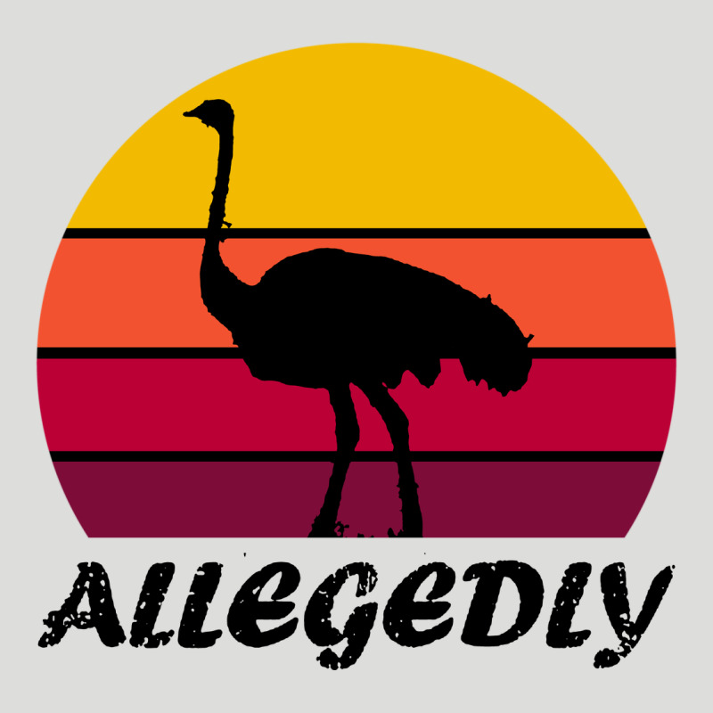 Retro Vintage Allegedly Ostrich Zipper Hoodie by linhVisuals | Teevron