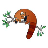 red panda sleeping | Teevron