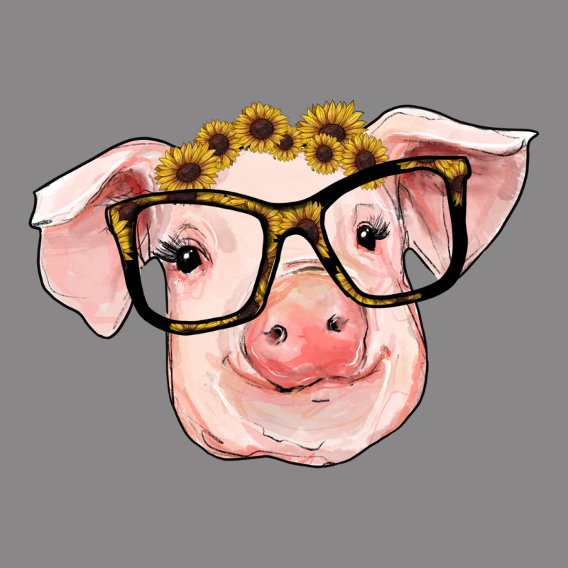 Sunflowers With Pig Vintage Tee by RanaPortraitStore | Teevron