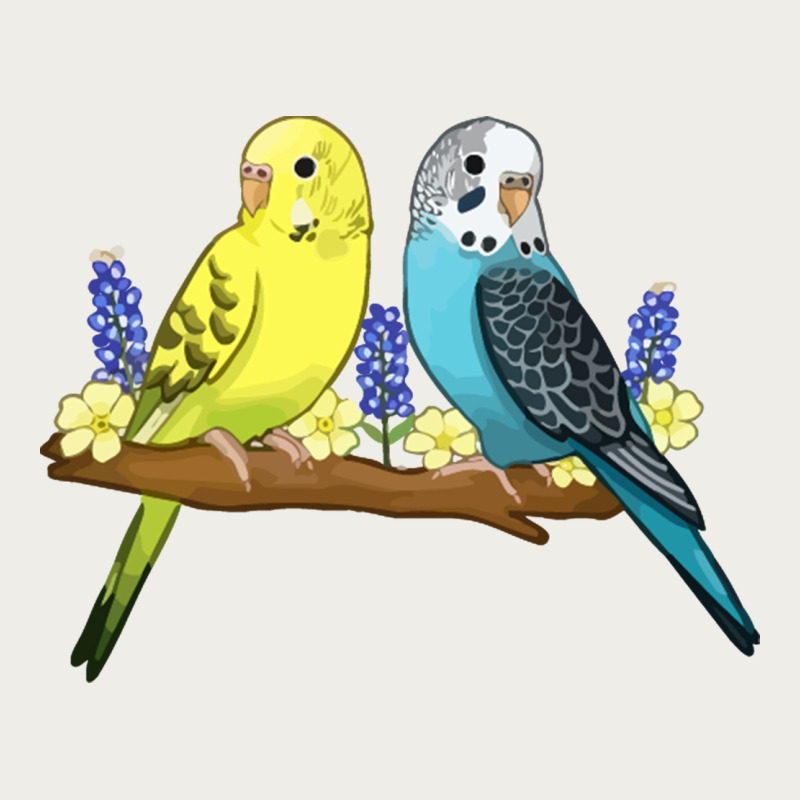 Cute Budgies Zipper Hoodie by linhVisuals | Teevron