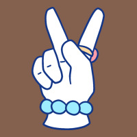 Girl Peace Sign Zipper Hoodie | Teevron