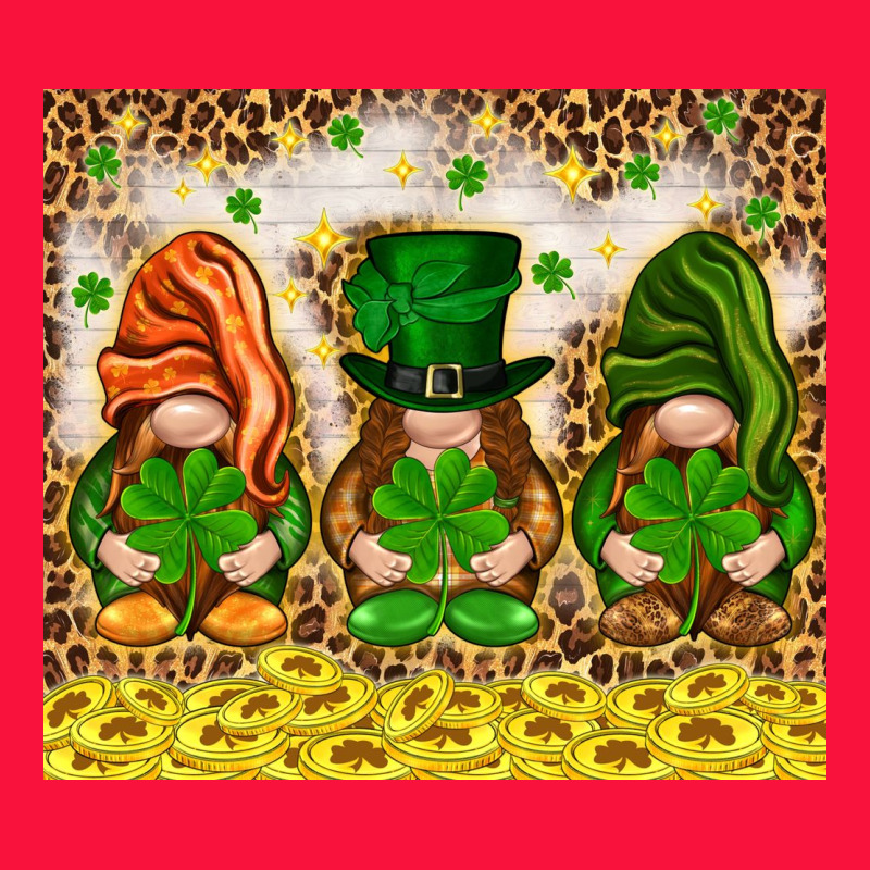 St. Patrick's Day Gnomies With Leopard Tumbler Classic Tee by HowdyJamesFarm | Teevron