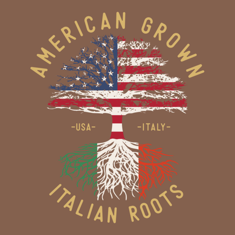 American Grown Italian Roots Italy Flag Vintage Tree Zipper Hoodie by linhVisuals | Teevron