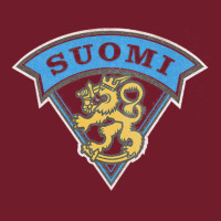 Faded Style Suomi Finland Lion Design Zipper Hoodie | Teevron