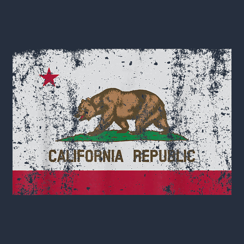 California Flag Womens Mens Heavy Distressed Vintage Gift T Shirt Zipper Hoodie by linhVisuals | Teevron