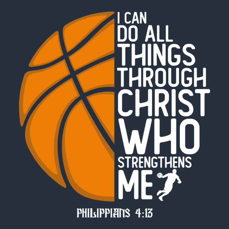 Christian Basketball I Can Do All Things Through Christ Philippians 41 Zipper Hoodie by linhVisuals | Teevron