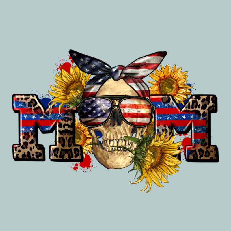 American Mom Skull Heavy Core Tee by CowGirlArtShop | Teevron