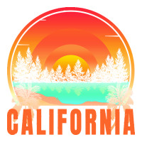 California T  Shirt California Sunset Vintage Trees Scenery T  Shirt Zipper Hoodie | Teevron