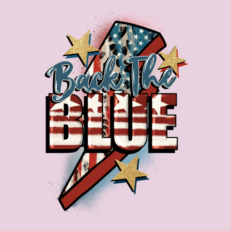 Back The Blue Ladies Tee by FaDigitalArtStudio | Teevron