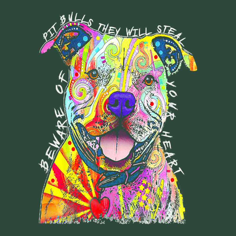 Pitbull T  Shirt Beware Of Pitbulls They Will Steal Your Heart T  Shir Zipper Hoodie by linhVisuals | Teevron