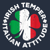 Irish Temper Italian Attitude T Shirt St Patrick's Day T Shirt Zipper Hoodie | Teevron