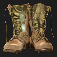 Soldier Boots Heavyweight Hoodie | Teevron