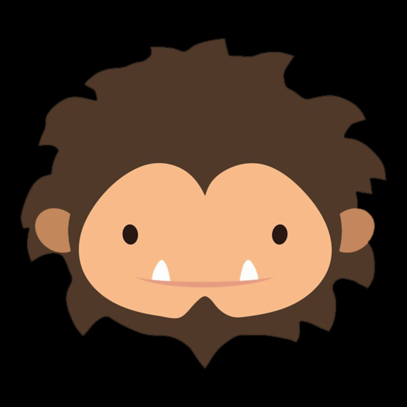 Sneaky Sasquatch Big Head Zipper Hoodie by linhVisuals | Teevron