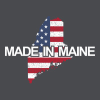Made In Maine American Flag Funny Patriotic State Lover Gift Zipper Hoodie | Teevron