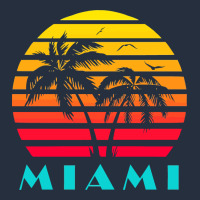 Miami 80s Sunset Zipper Hoodie | Teevron