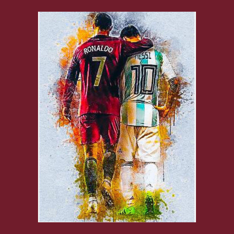 Messi And Ronaldo Zipper Hoodie by linhVisuals | Teevron