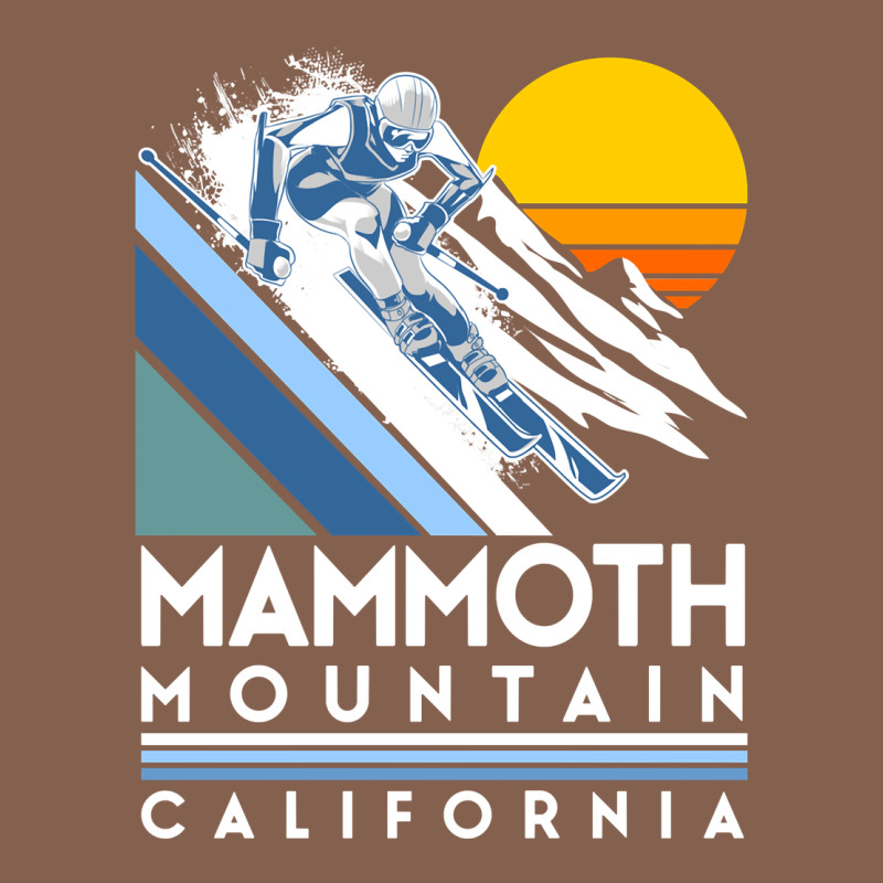 Mammoth Mountain California Retro Ski Sweatshirt Zipper Hoodie by linhVisuals | Teevron