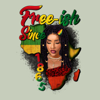 Free-ish Since 1865 Black Woman Ladies Tee | Teevron
