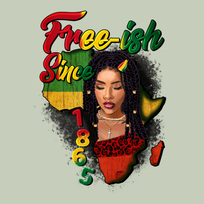 Free-ish Since 1865 Black Woman Ladies Tee by FaDigitalArtStudio | Teevron