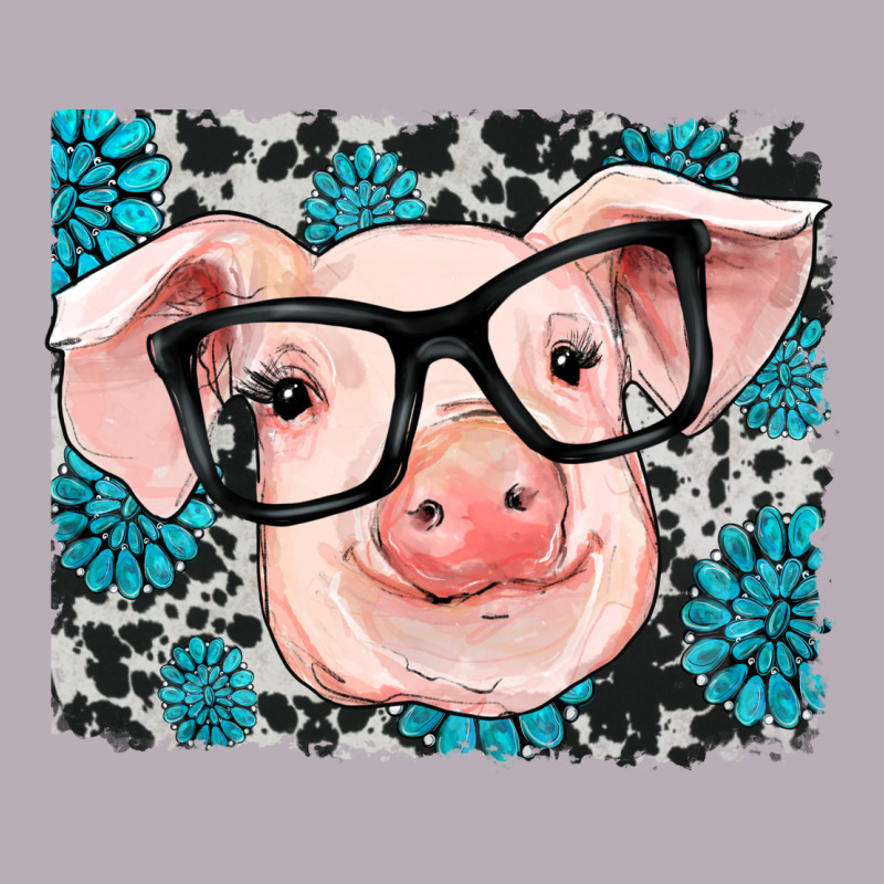 Gemstone And Cowhide Pig Vintage Tee by RanaPortraitStore | Teevron