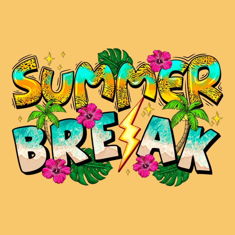 Summer Break Vintage Hoodie by CowhideDigitalArt | Teevron