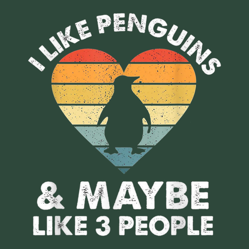 I Like Penguins And 3 People Vintage Zipper Hoodie by linhVisuals | Teevron