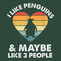 I Like Penguins And 3 People Vintage Zipper Hoodie | Teevron