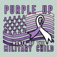 Purple Up Month Of The Military Child Zipper Hoodie | Teevron