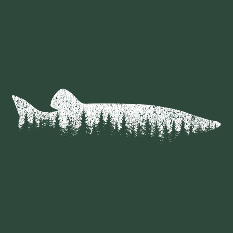 Musky Pine Forest Fishing Angler Zipper Hoodie by linhVisuals | Teevron