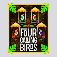 Four Calling Birds Zipper Hoodie | Teevron