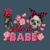 Valentine Babe Valentine's Day Skull Urban Heavy Tee | Teevron