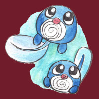 Poliwag Watercolor Zipper Hoodie | Teevron