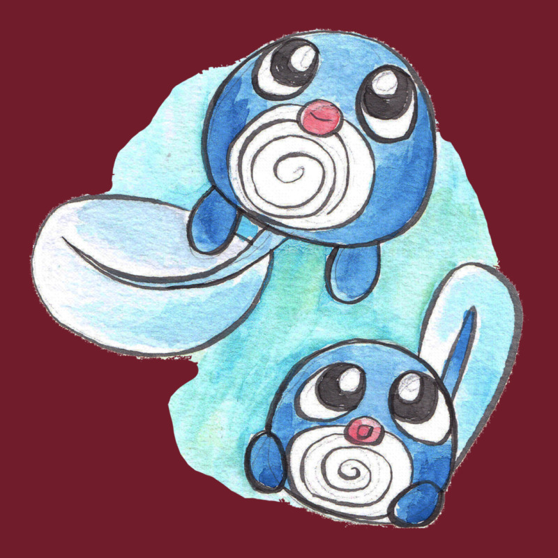 Poliwag Watercolor Zipper Hoodie by linhVisuals | Teevron