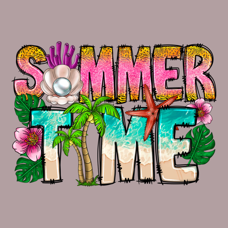 Summer Time Vintage Hoodie by CowhideDigitalArt | Teevron