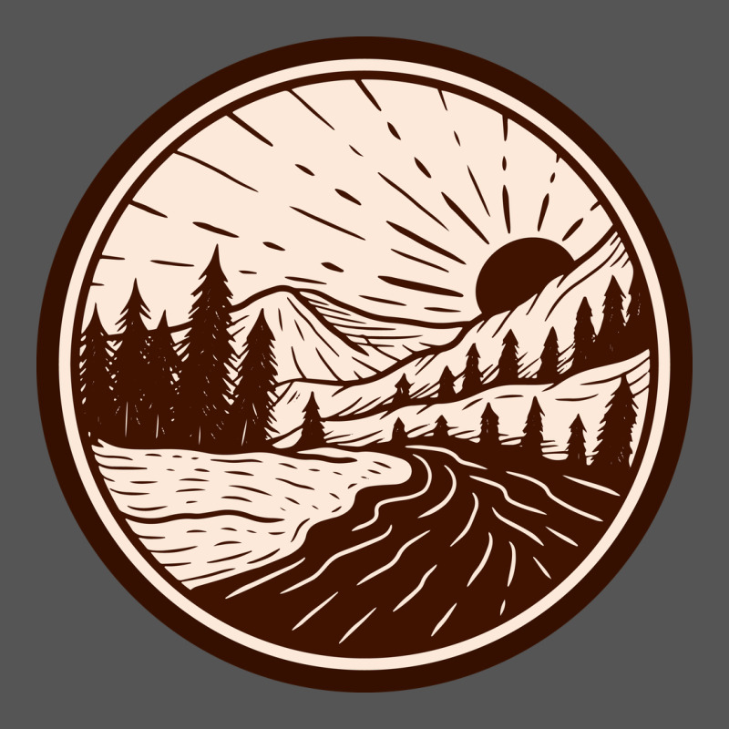 River Forest Brown Zipper Hoodie by linhVisuals | Teevron