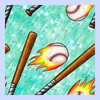 Baseball Bat With Thunders Seamless Pattern Urban Heavy Tee | Teevron
